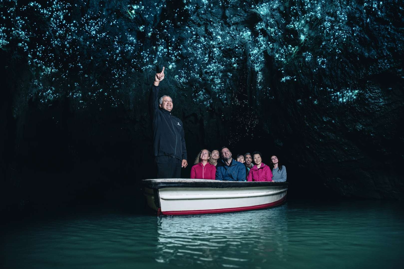 One-hour guided tour of Waitomo Glowworm Caves